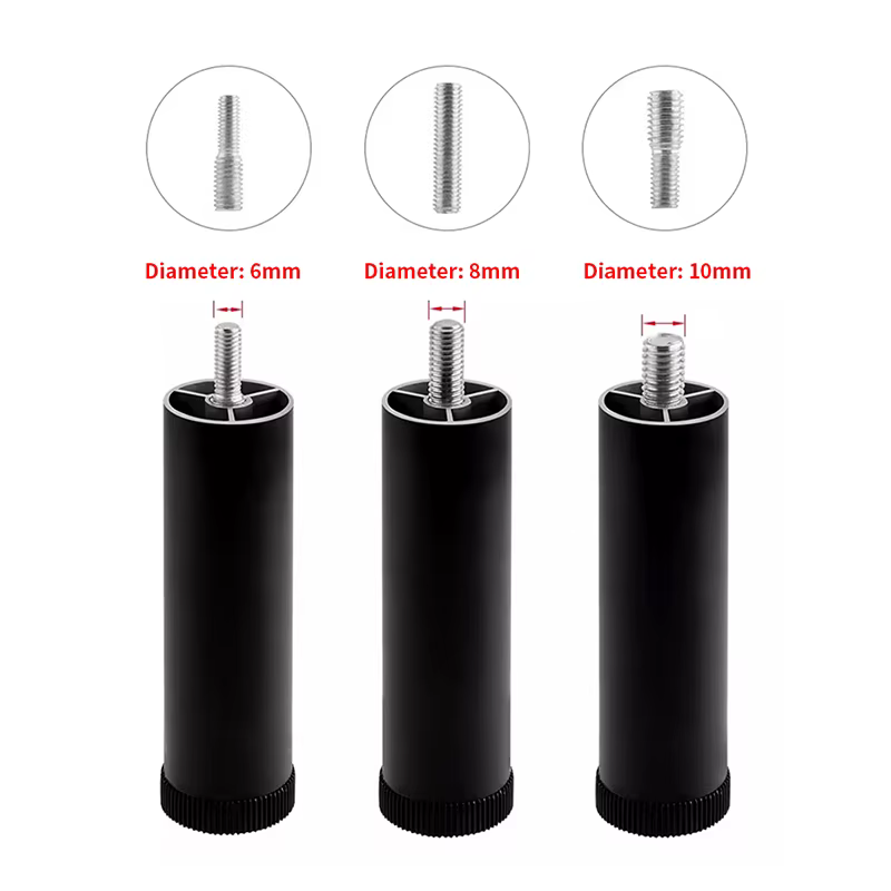 Adjustable furniture support foot cushion round tube bracket heightened washing machine refrigerator shoe cabinet heightenedfeet